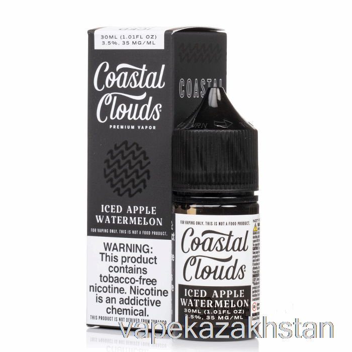 Vape Smoke ICED Apple Watermelon - Coastal SALTS - 30mL 50mg